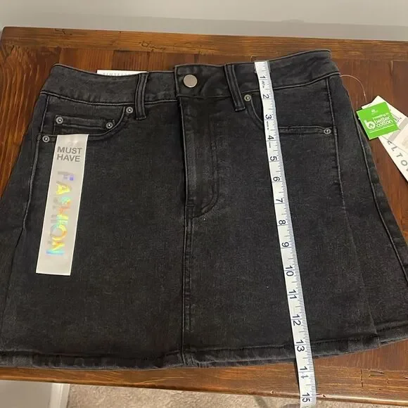 NWT Tinseltown Jean Mini Skirt Size 1 - Picture 7 of 10